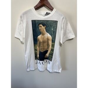 VTG The Twilight Saga New Moon Jacob Black Sexy Shirtless Movie Promo T-Shirt M